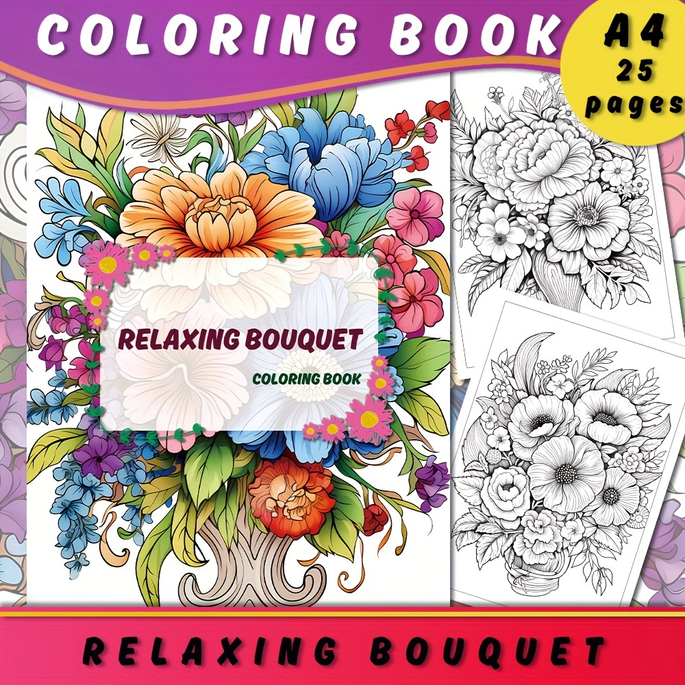 Libro de Colorear Para Adultos | Volumen 5 |: 50 Diseños de Colores Para  Aliviar y Relajar el Estrés - Alta Calidad - Serie de Libros de Colorear  Para