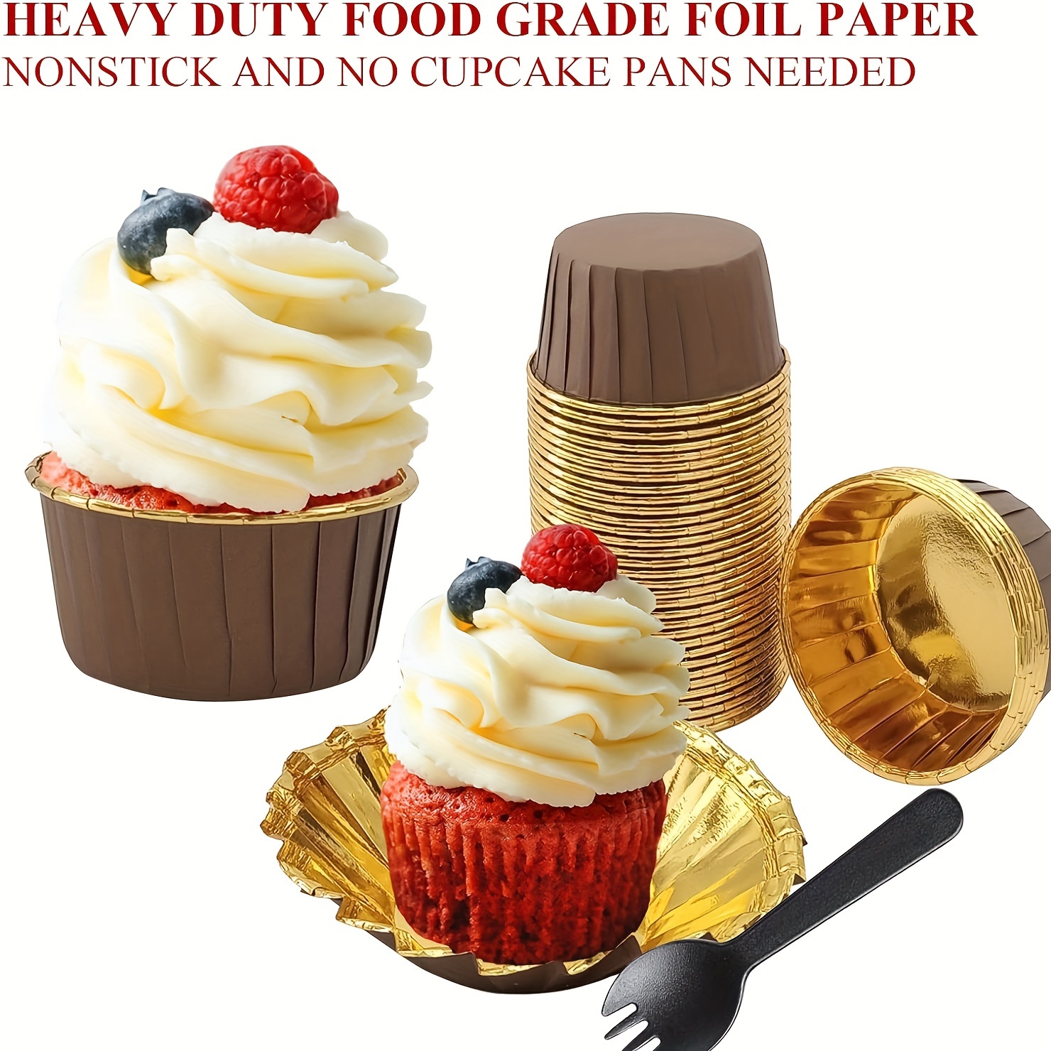 30pcs Top Hat Muffin Cupcake Paper Cup Cupcake Baking Cup Tray