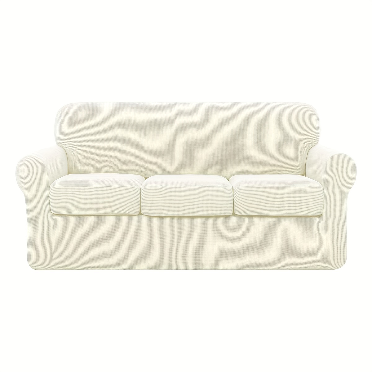 Stretch Sofa Seat Cushion Cover Couch Covers Furniture Protector (Sofa,  Ivory) 