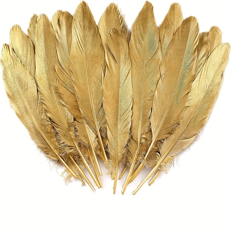 Large Floating Goose Artificial Feathers Handmade Diy - Temu