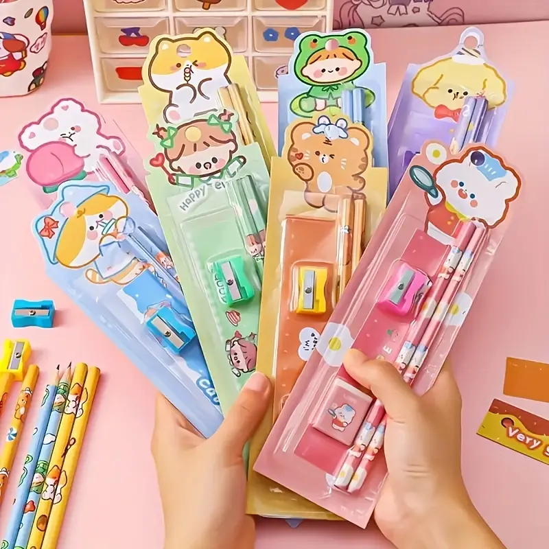 Adorable Animal themed Stationery Set Perfect For Students - Temu