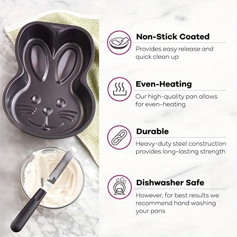 Rabbit Cake Pan - Shaped Baking Mold For Delicious Baked Goods - Oven Safe  And Durable - Perfect For Home Kitchen Use - Temu