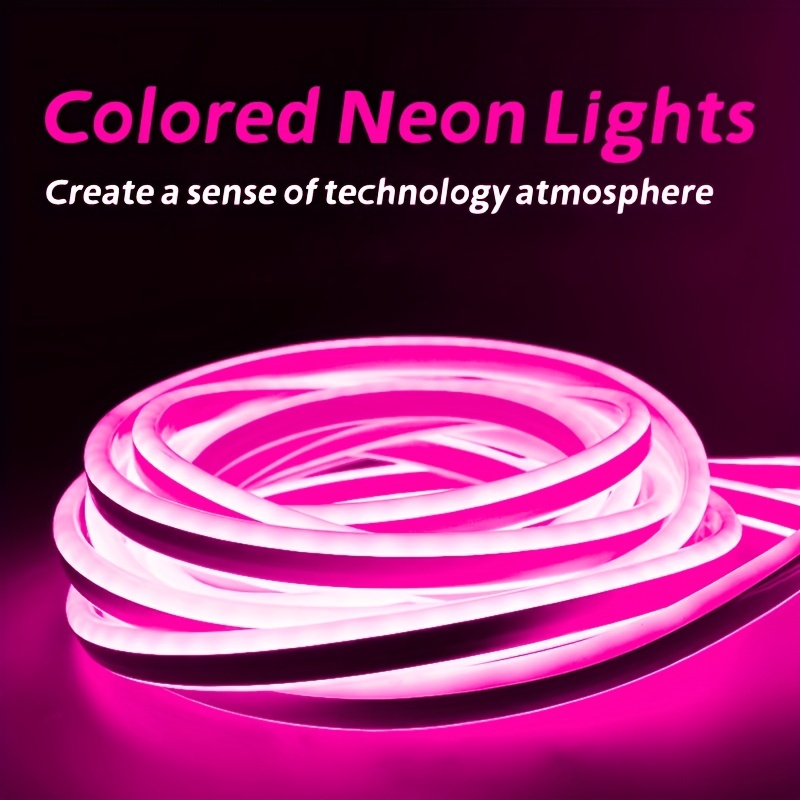 5v Usb Neon Light Usb Led Strip Lights Waterproof Flexible - Temu