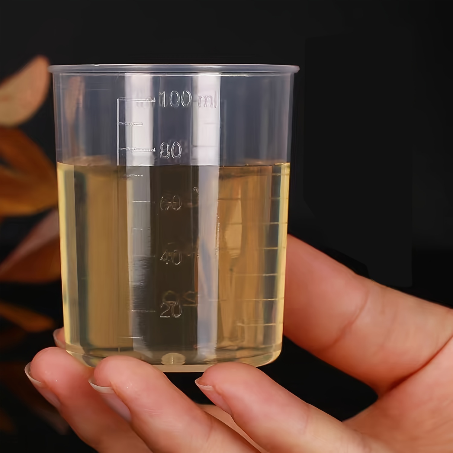 Vaso de plástico con mango para laboratorio de cocina, vaso medidor de  250ml, 500ml, 1000ml, 2000ml, 5000ml - AliExpress