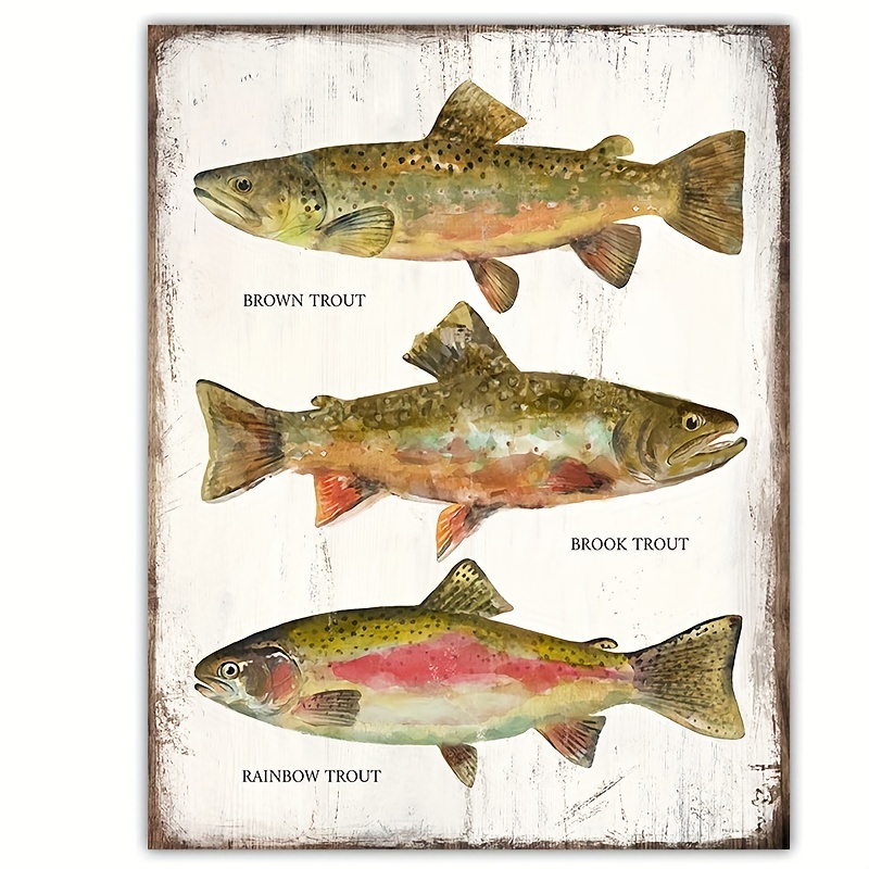 Fishing Accessories Patent Print Rod Reel Lures Wall Art Set - Temu