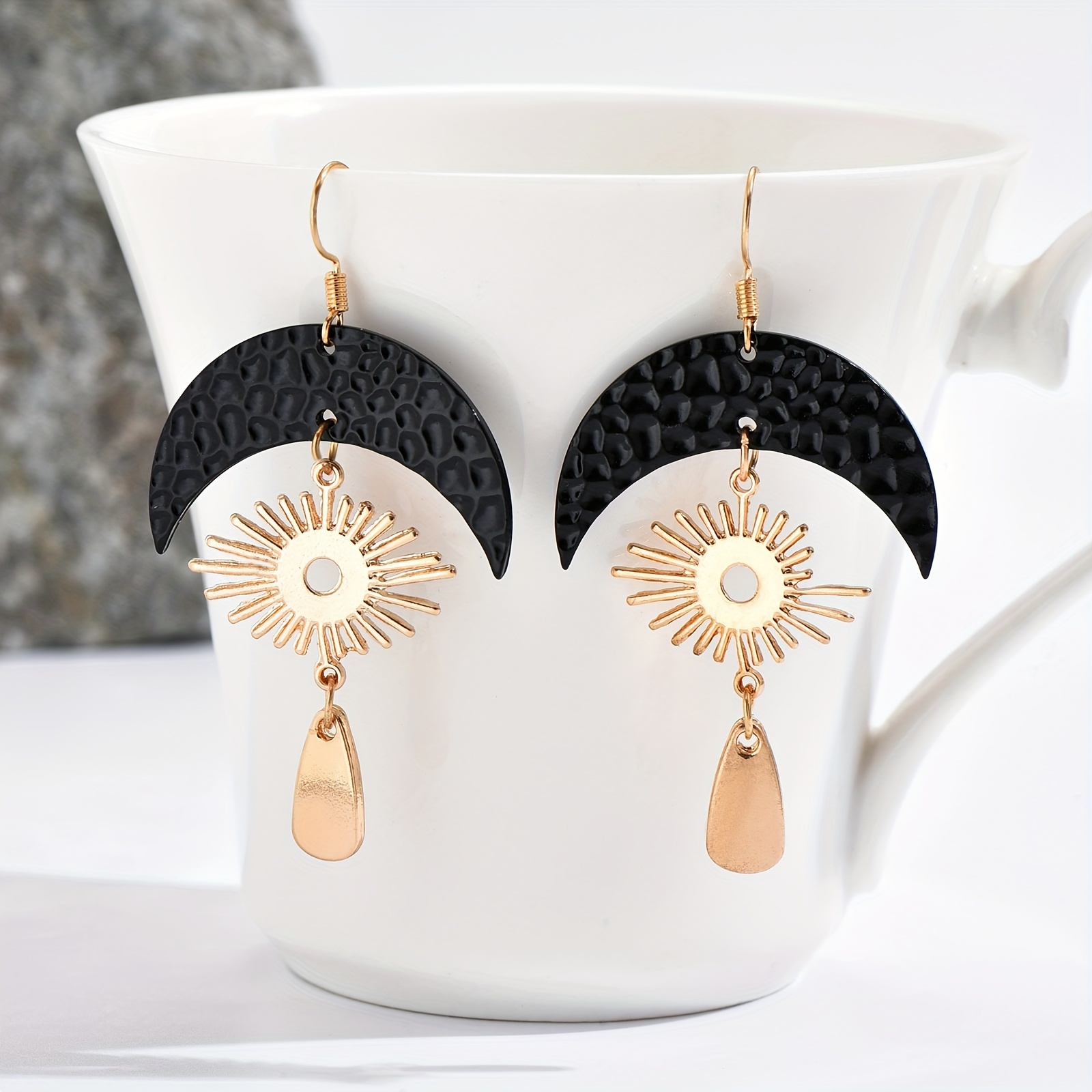 Sun & Moon Earrings for Women