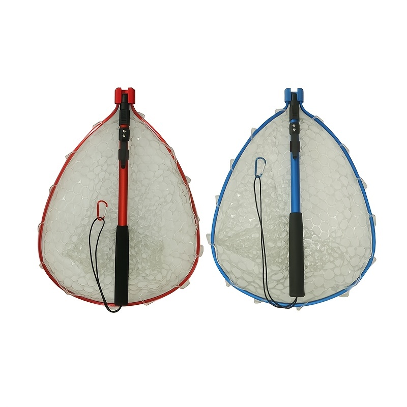 Aluminum Alloy Fishing Net Long Handle Portable Double - Temu