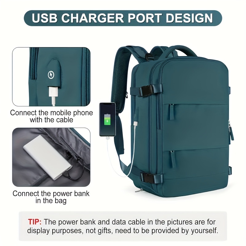 Large Capacity Minimalist Backpack Solid Rucksack