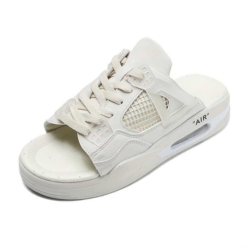 Men's Non Slip Platform Slides For Summer Beach Shoes