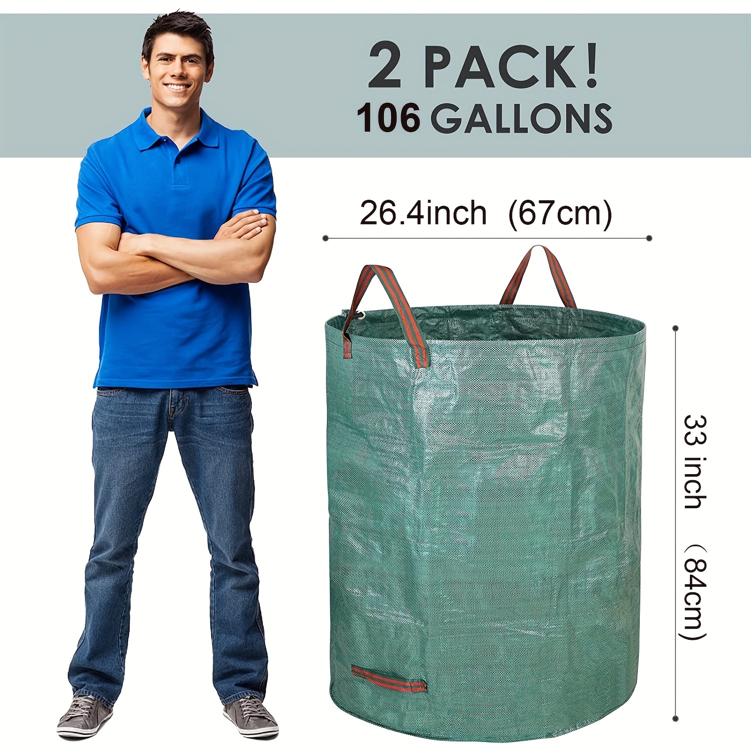Improvements Heavy Duty Home and Yard Bags - 2-pack - 20818284 | HSN