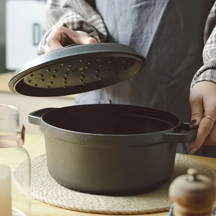 Japanese Stew Pot Cast Iron Without Coating Thickened High - Temu