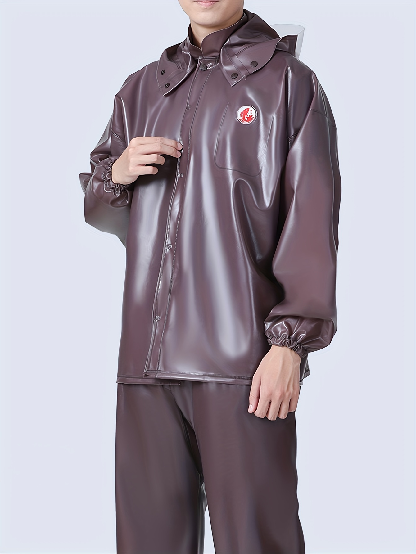 Sanitation Worker Outfit Reflective Raincoat Rain Pants Set - Temu Latvia
