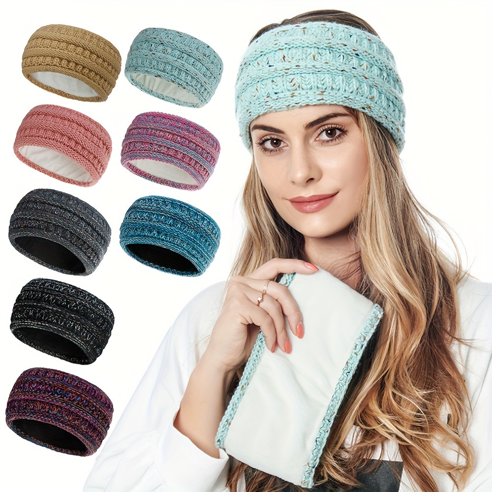 Cache-oreilles bandeau tricoté pour femme – Bandeau chaud pour le style  hivernal. 