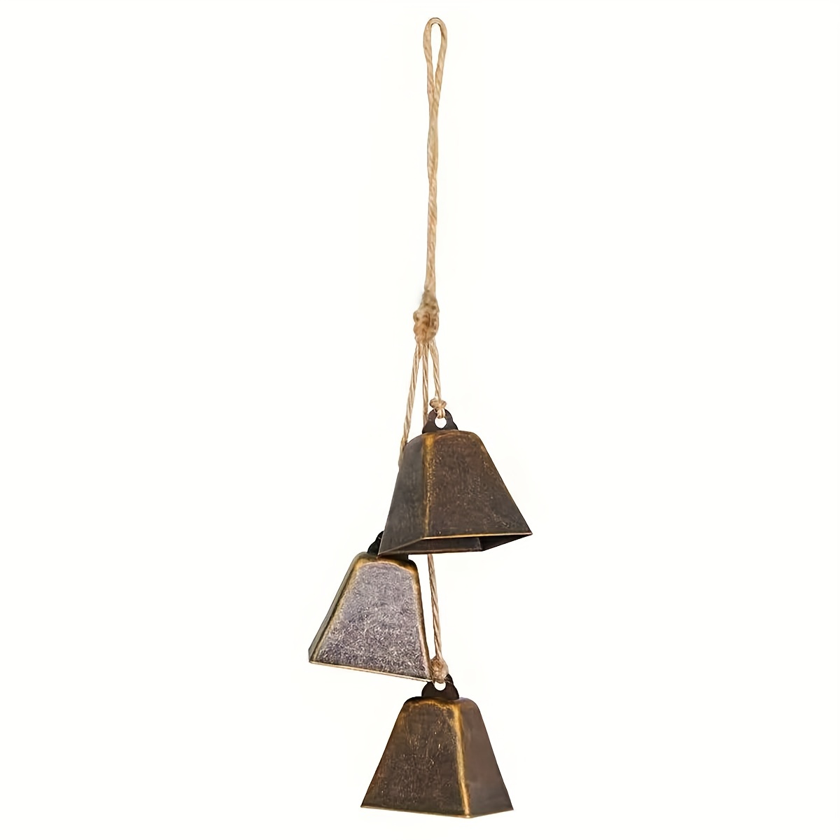 Mini Brass Hanging Bells Set of 2