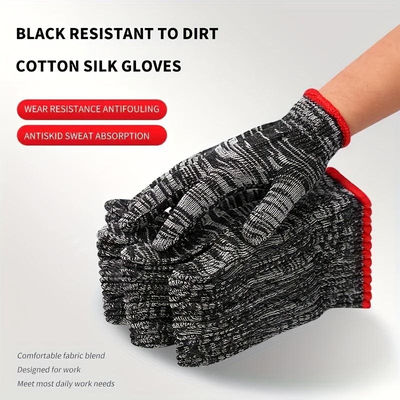 Cut Resistant Gloves Safety Work Gloves Men - Temu
