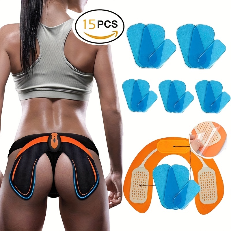 Buy 15pcs Gel Pads Replacements For EMS Muscle Stimulator Hips Trainer