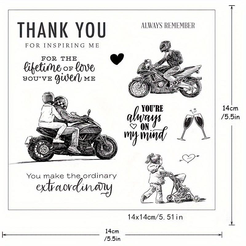 Love/happy Life/father's Love/gratitude Clear Stamps Diy - Temu