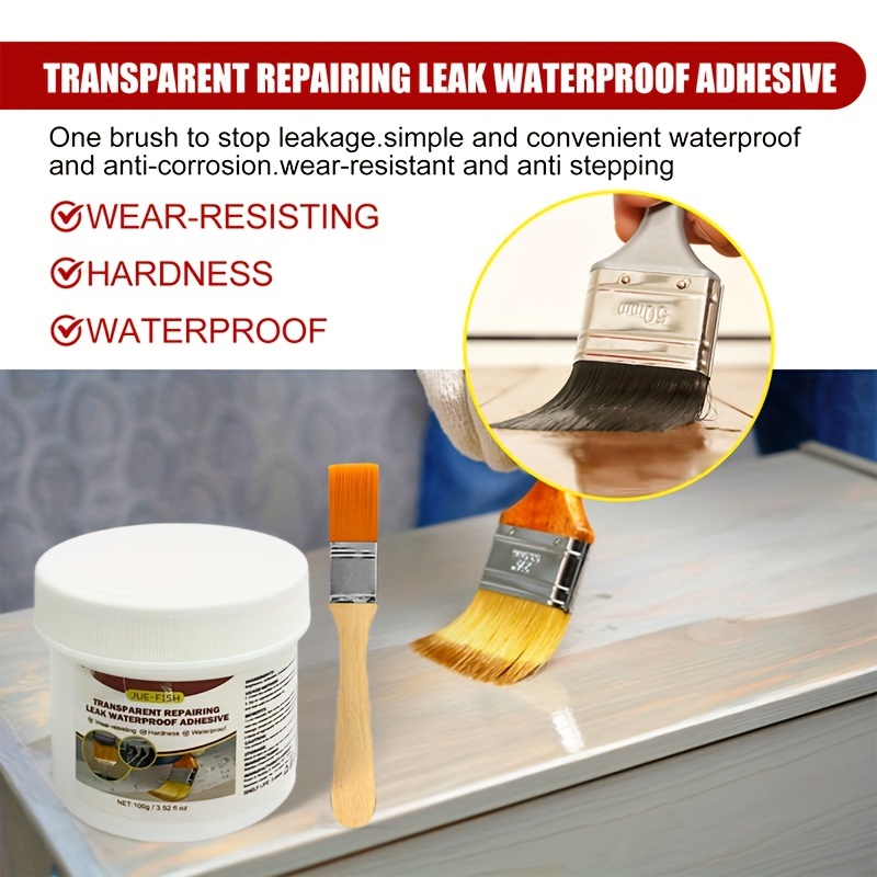 Pegamento impermeable transparente para baño, agente de revestimiento  impermeable transparente, agente impermeable invisible, agente antifugas
