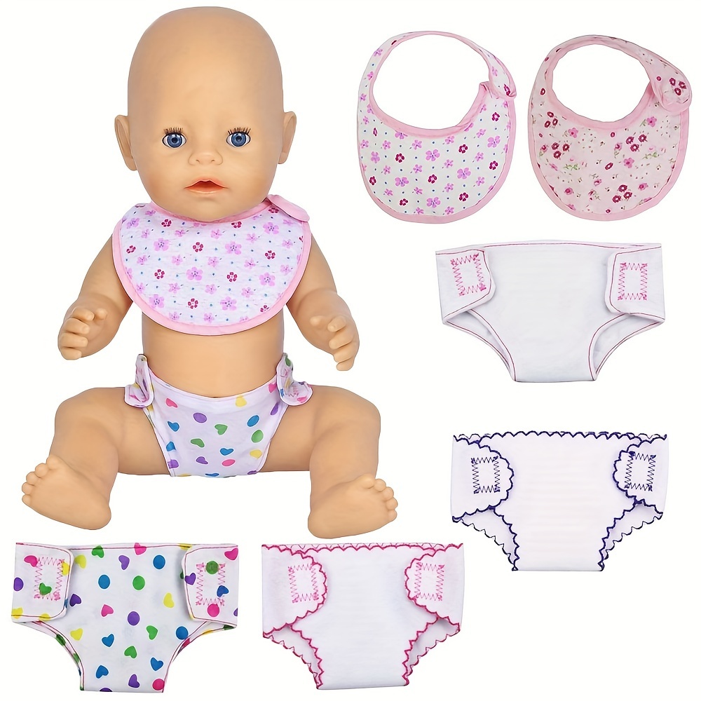 Doll Baby Diaper for 35-55cm Dolls Baby Doll Underwear Doll Underpants Doll  Accessories for 18 Inch Baby Dolls and American Doll Hand Made Doll Diapers  - China Doll Baby Diaper and Doll