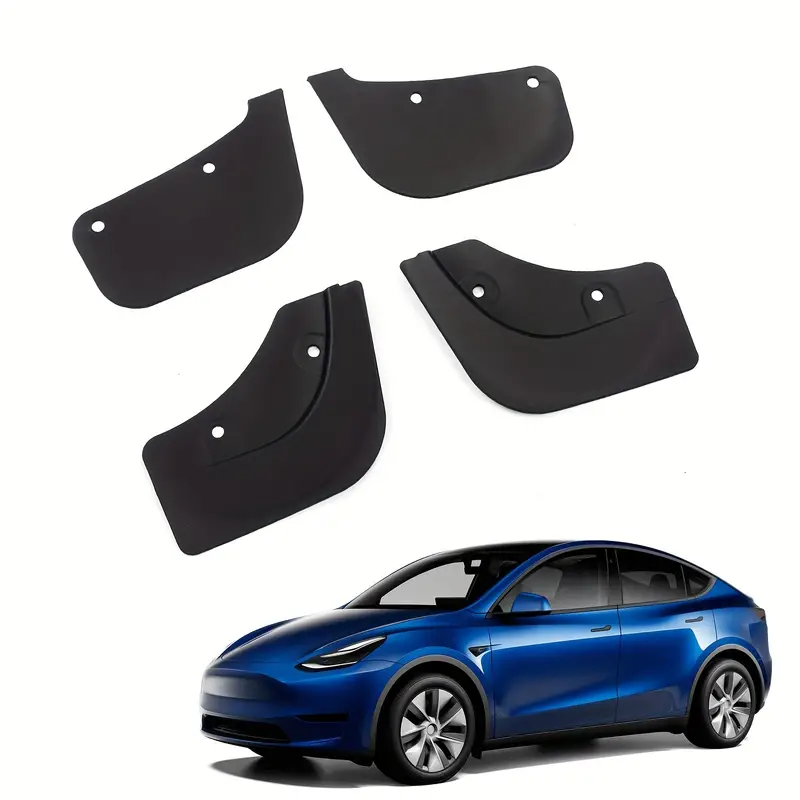 Mud Flaps For Model Y 2020 2023 Small Invisible - Temu