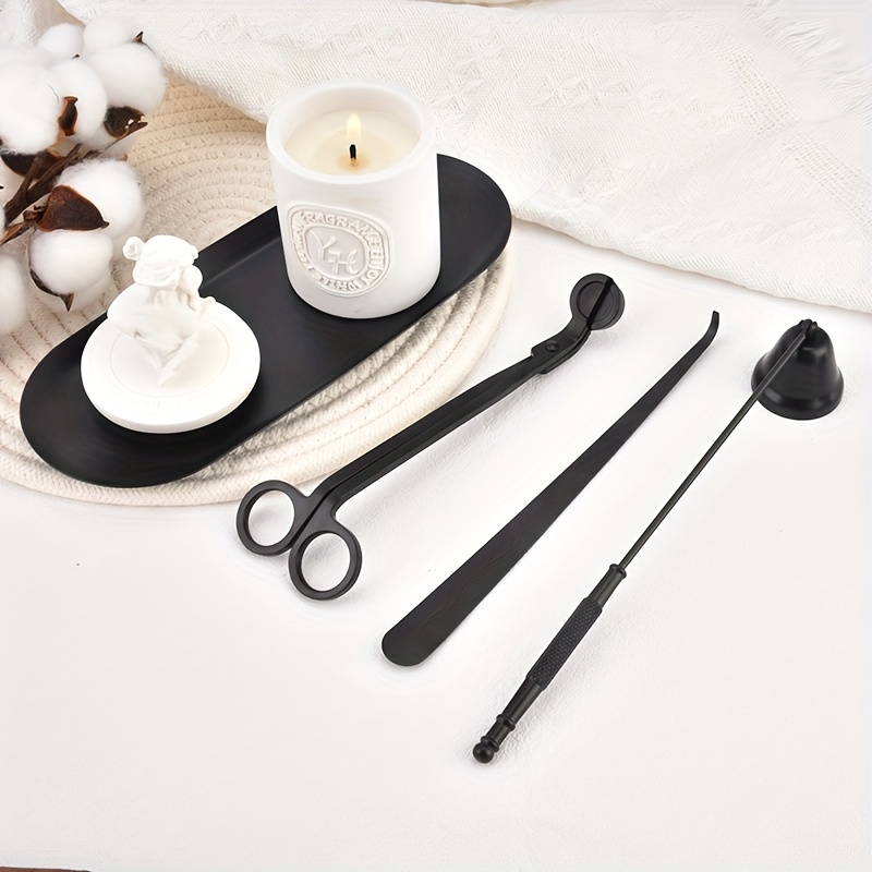 Black Candle Care Kit Wick Trimmer and Candle Snuffer Set Wick Dipper and  Trimmer Set Wick Snuffer and Trimmer 