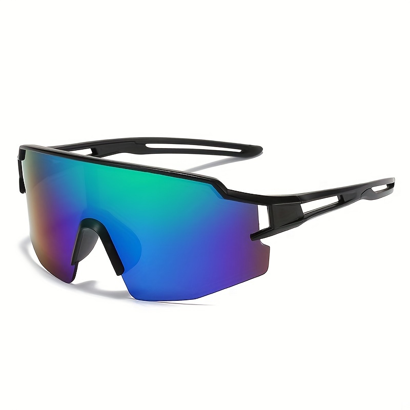 1pc Gafas Montar Integradas Lentes Pc Hombres, Gafas Prueba Viento