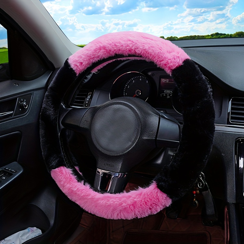 Winter Fashion Imitation Rabbit Fur Soft Fur Plush Steering Wheel
