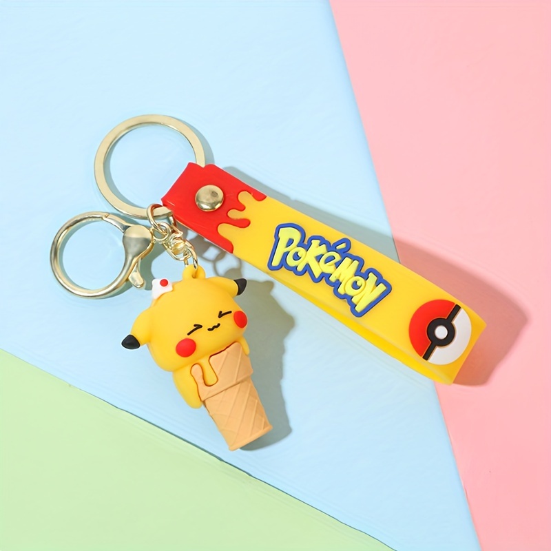 1 Pièce Porte clés Pokémon Mignon Pendentif En Forme Cornet - Temu France