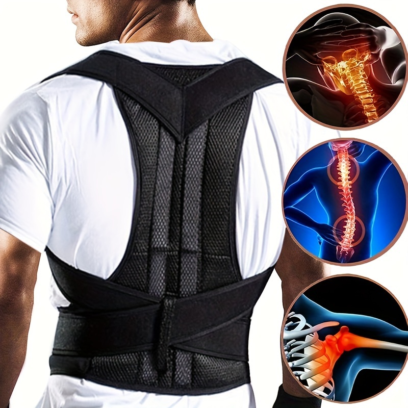 Magnetic Posture Corrector Back Support Belt For Back pain & Right Posture  1pc »