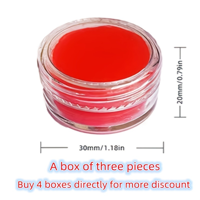 50pcs Diamond Mud DIY Diamond Painting Special Red Painting Glue Clay Wax  Diamond Art Painting Point Diamond Glue Mud