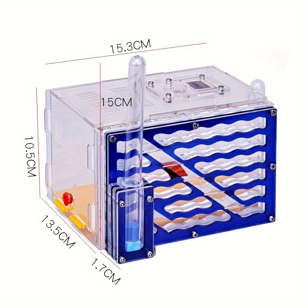 Granja de hormigas grande de acrílico con área de alimentación, casa de  hormigas grande, nido de hormigas, Villa, refugio de insectos, taller