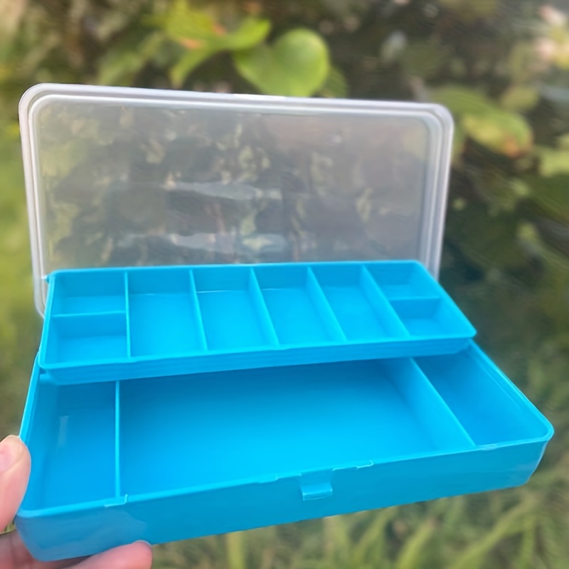 Plastic Fishing Accessories Storage Box Thicken Double layer - Temu  Philippines