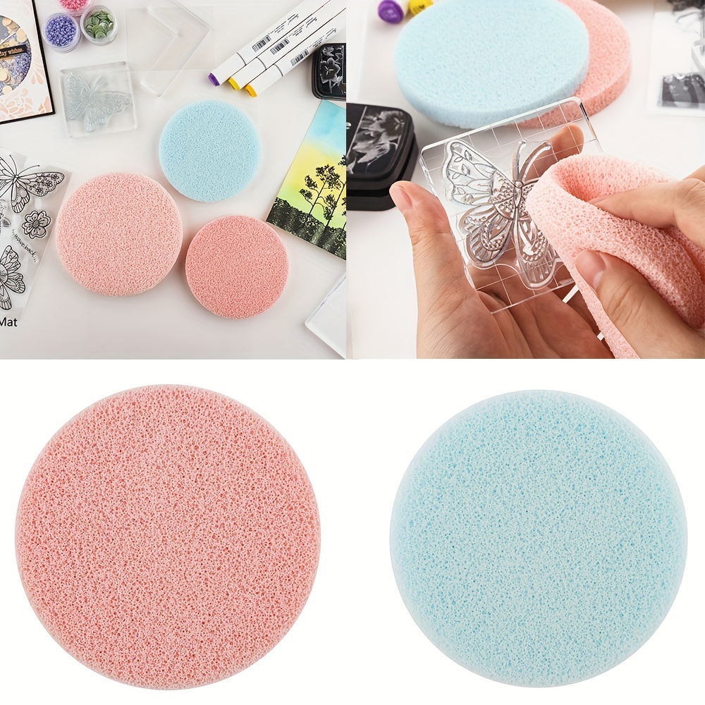 Alinacutle Mini Stamp Scrubber Stamp Cleaning Sponge To - Temu
