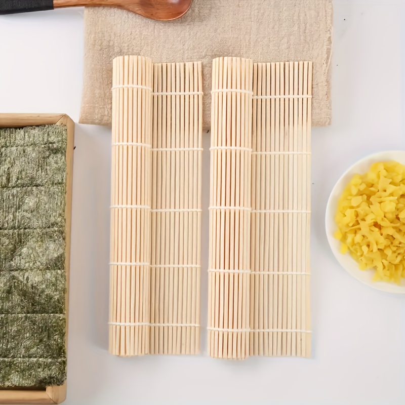 Sushi Making Kit Bamboo Sushi Rolling Mat Non Stick Sushi - Temu