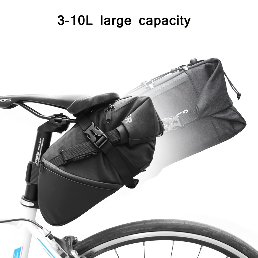 Comprar Bolsa para sillín de bicicleta, bolsa trasera para asiento
