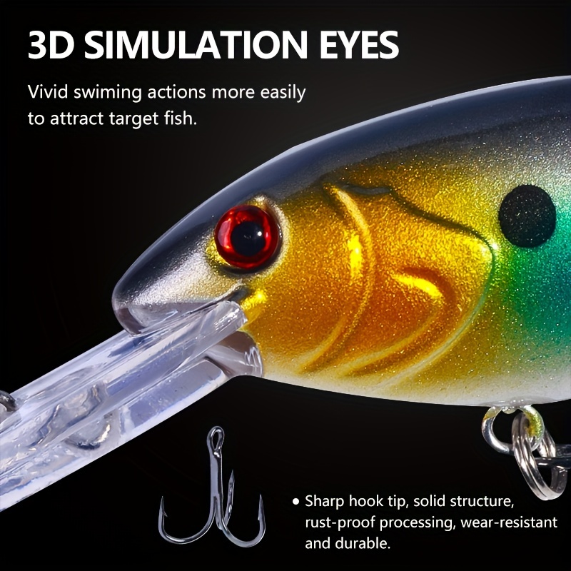 Bionic Minnow Fish Minnow Fishing Lure Artificial Plastic Crank With 3D Eyes,  Long Lip, And Swimbaits In 14g/10cm Ideal For Freshwater Minnow Fishing  205V From Vgyhb, $34.56