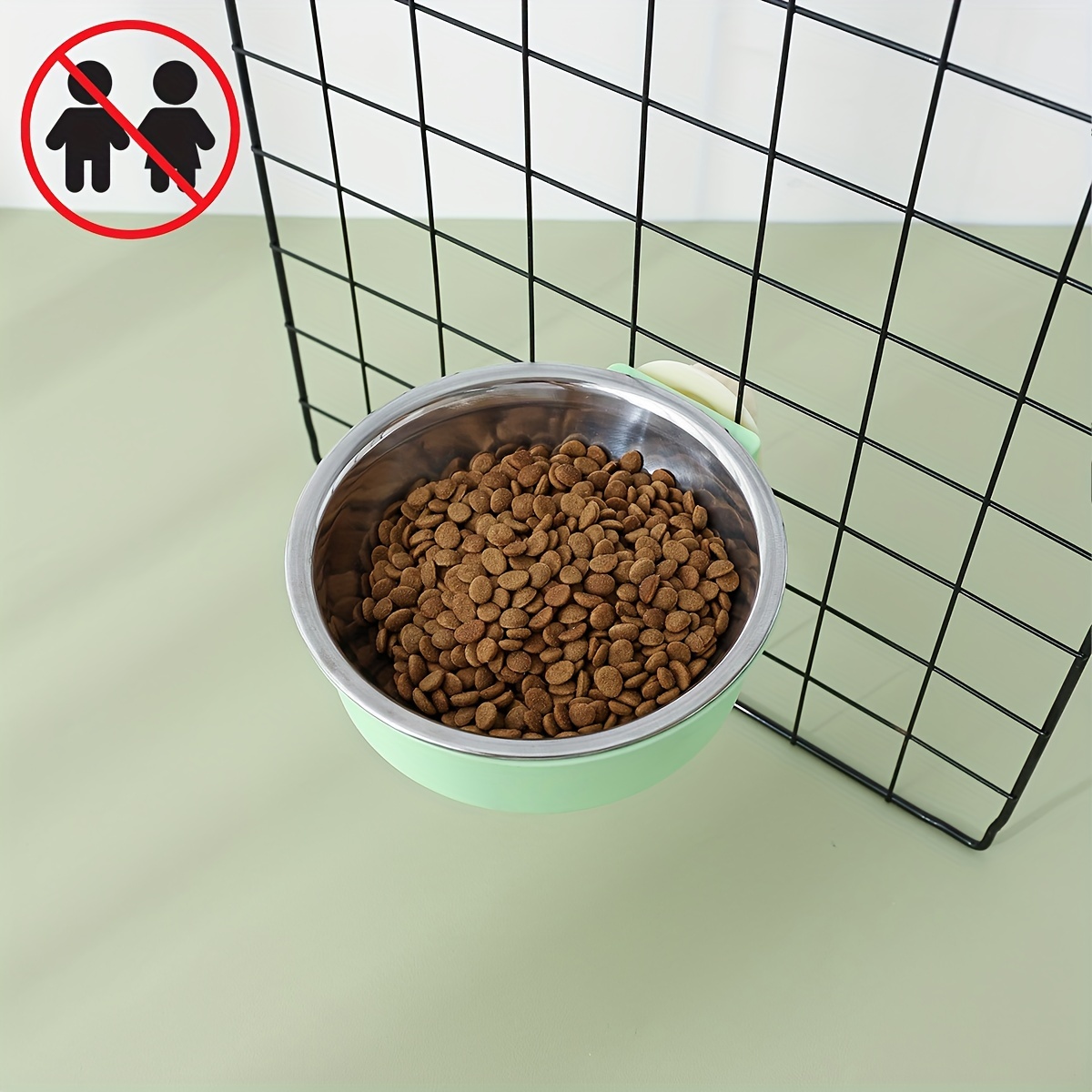 Dog Food/Water Bowl - Green
