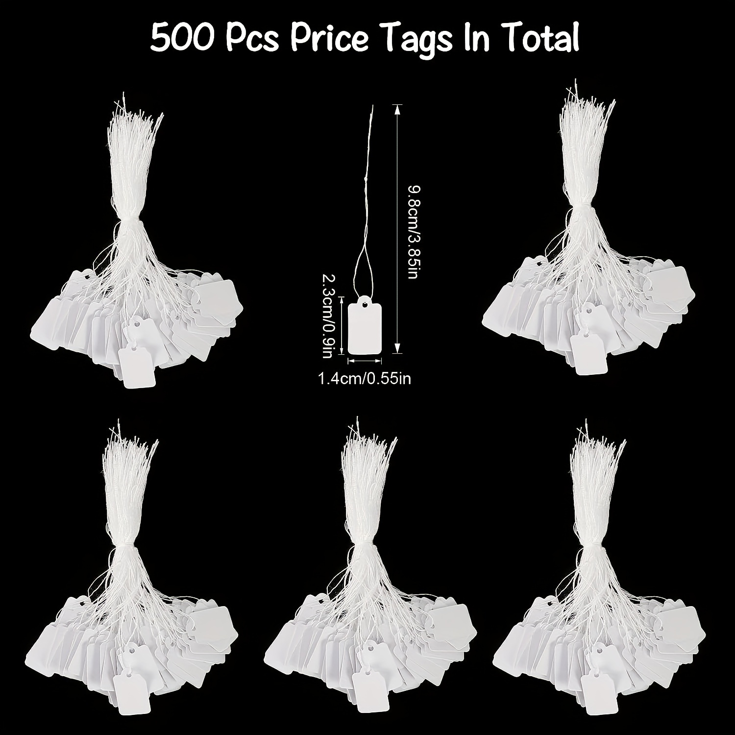 500pcs Paper Price Tags - Mini Size Labels Tag DIY Jewelry Display  Accessories