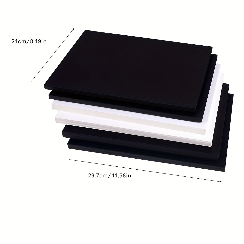 Papier cartonné A3 - Noir - 200 g - 100 pcs - Papier cartonné A3