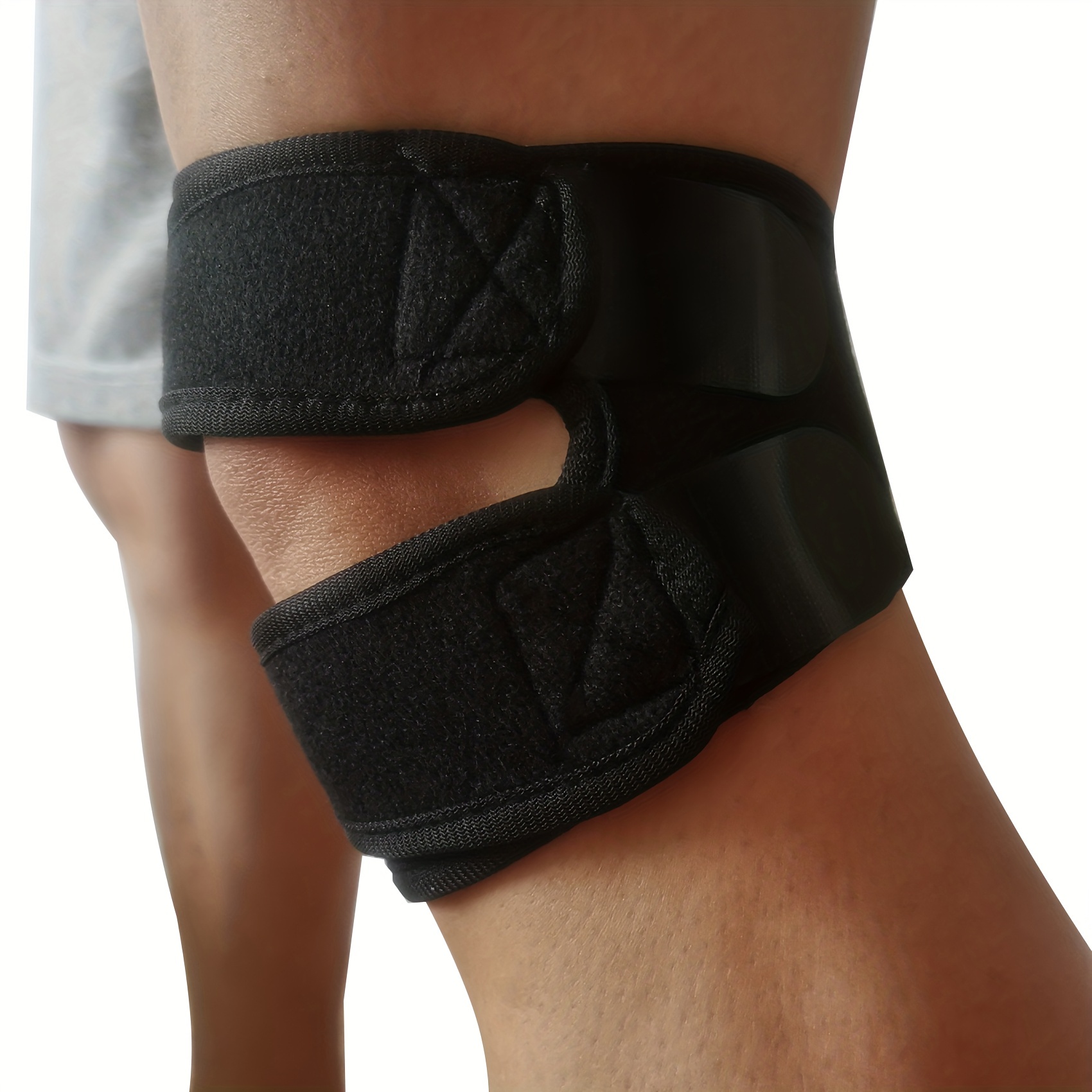 Fitness Genou Support Patella Ceinture Élastique Bandage Ruban Sport Sangle  Genouillères Protector Band Pour Genouillère Football Sports