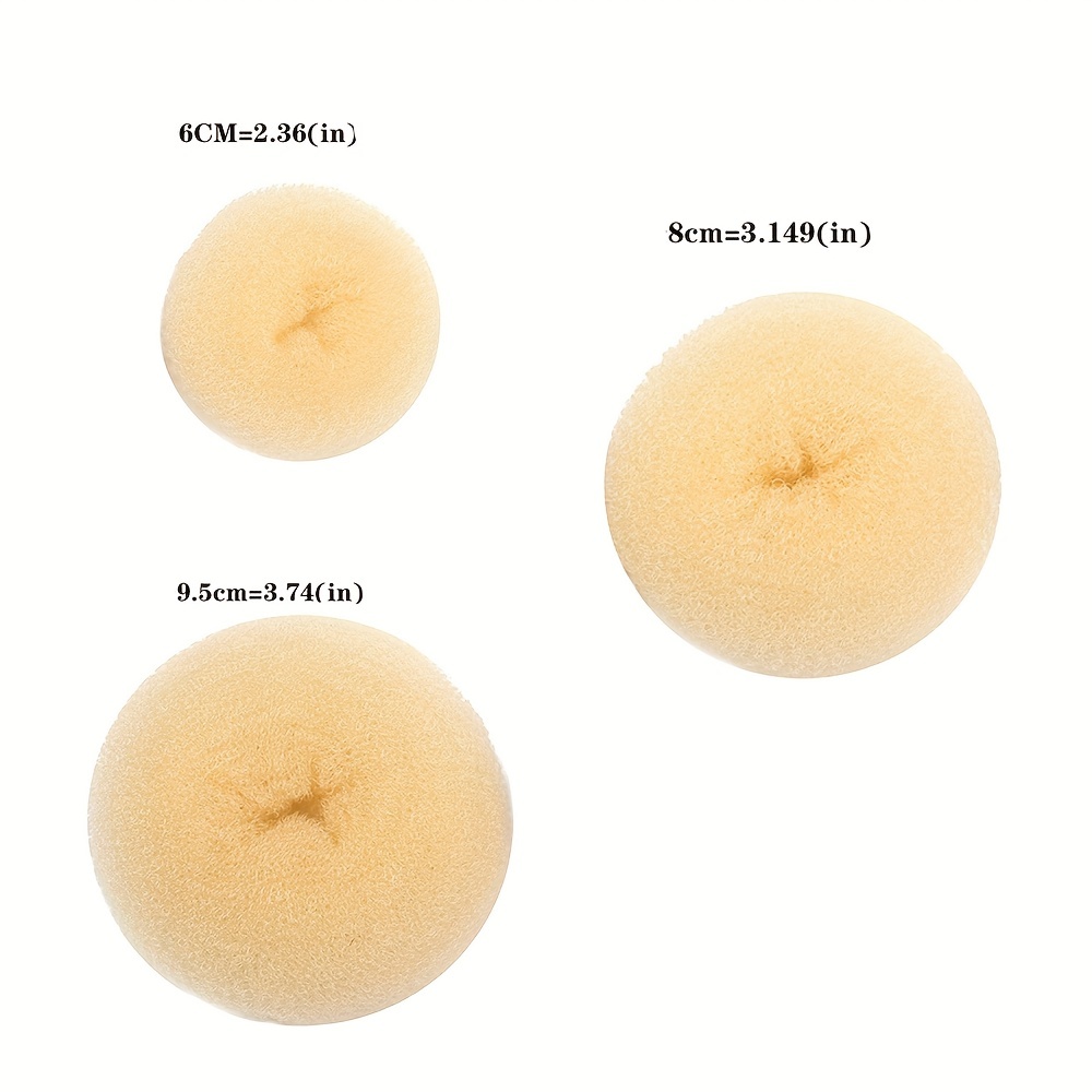 3pcs Bun Maker Hair Ornaments Easy Bun Hair Tool