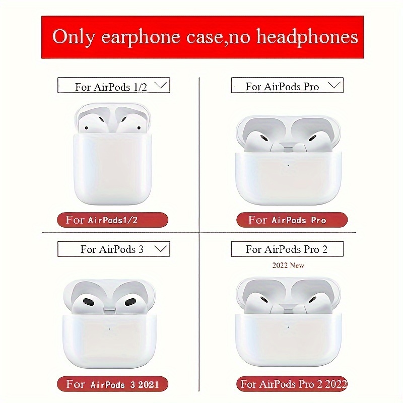 Protective Earphone Case Airpods1 2 Airpods3 Pro Temu Australia