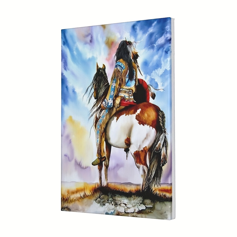  Feather room decor - Native American decor - Indian culture  wall art - Colorful decor for bathroom, bedroom, kitchen, office and living  room (8 x 10): Posters & Prints