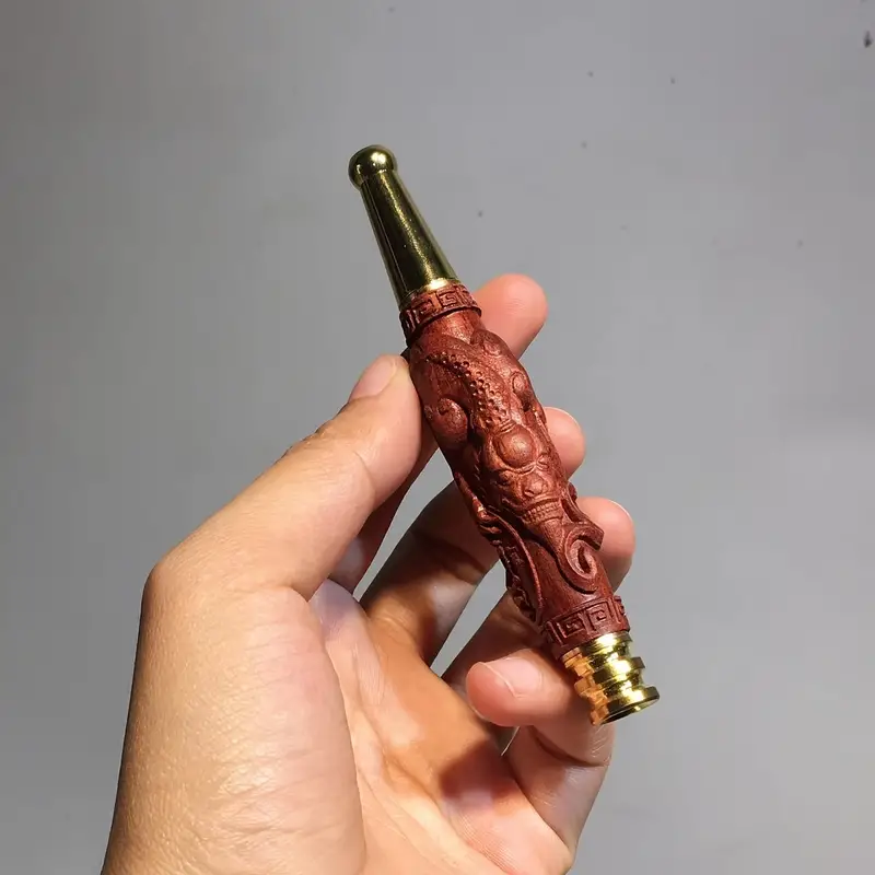 1pc handmade carved pixiu cigarette holder filter suitable for thick and thin cigarette for men and women details 5