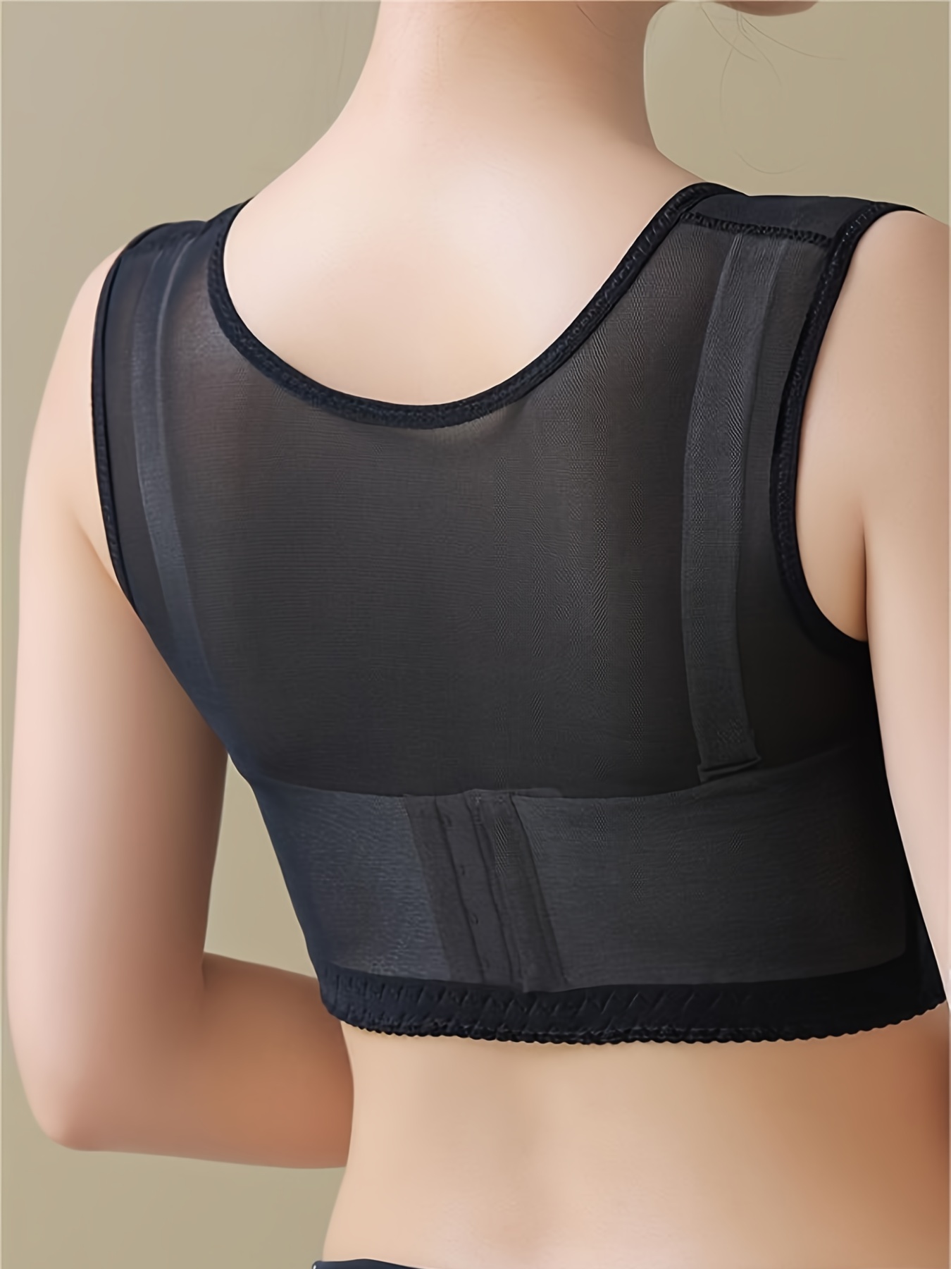 Wireless Underwear Female Gathered Body Shaping Chest Vest Correction  Humpback Shockproof Sports Bra