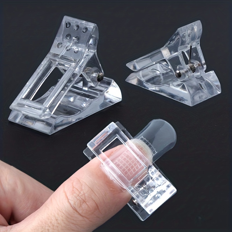 

Nail Tips Clip Fit All Finger For Quick Building Gel Nail Forms, Nail Molds Beginners Build Nail Gel Nail Art Tools