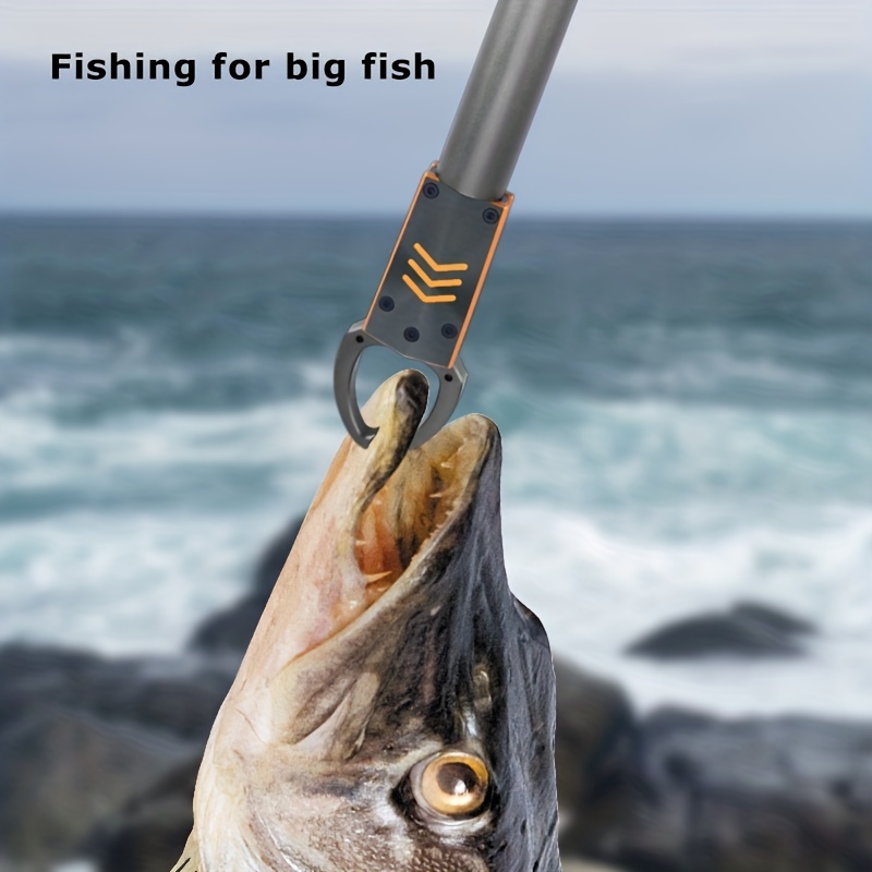LEOFISHING Fish Lip Gripper - Professional Fish Holder with Weight Scale  and Aviation Aluminum Grip Tool for Easy Catch and Release
