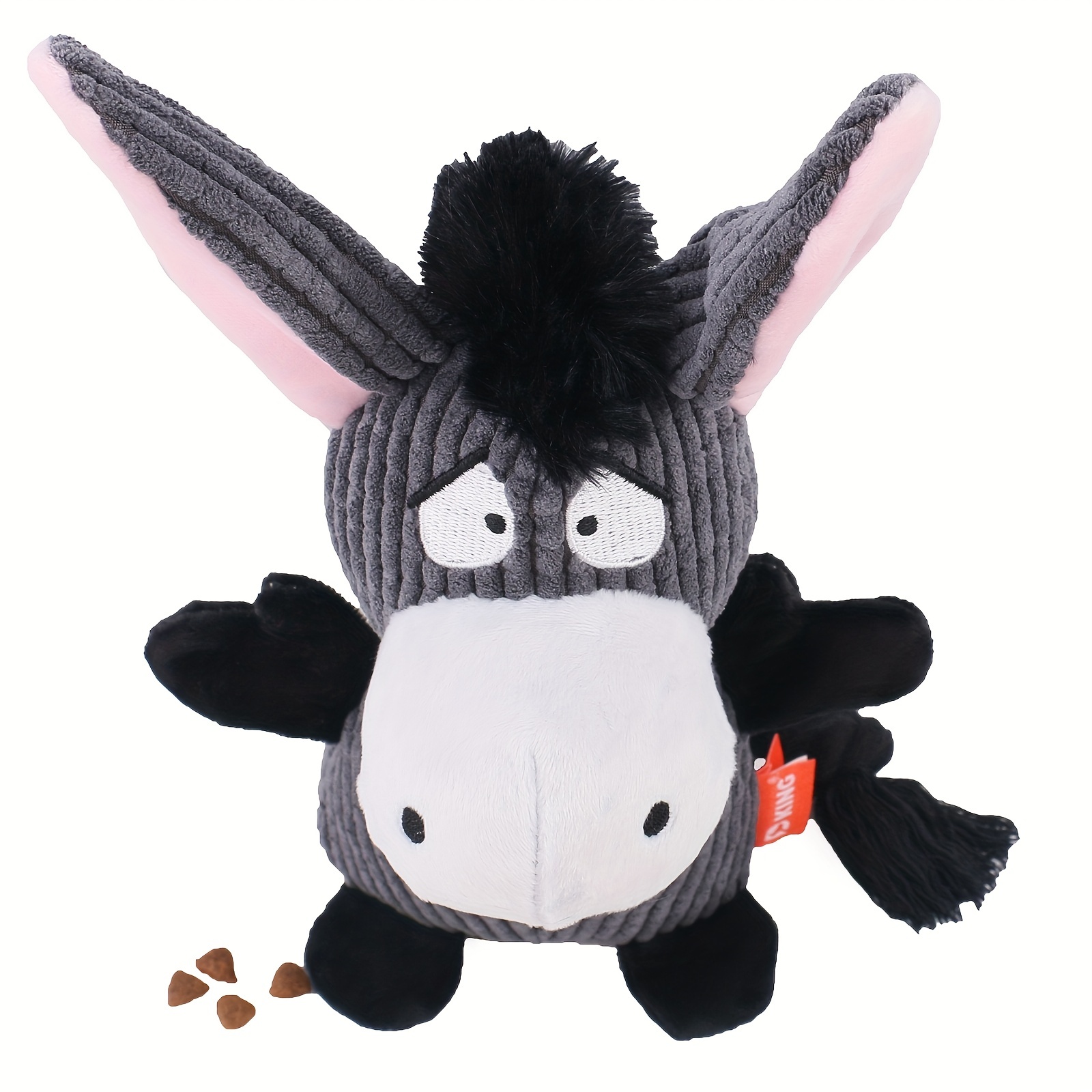 Donkey Shape Dog Toys for Small Dogs Soft Squeaky Dog Toys Plush