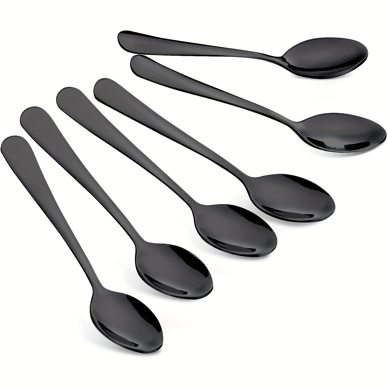 Cuchara helada negra - Cuchara para llevar negra, Fabricante de tenedores  y cucharas compostables de Taiwan