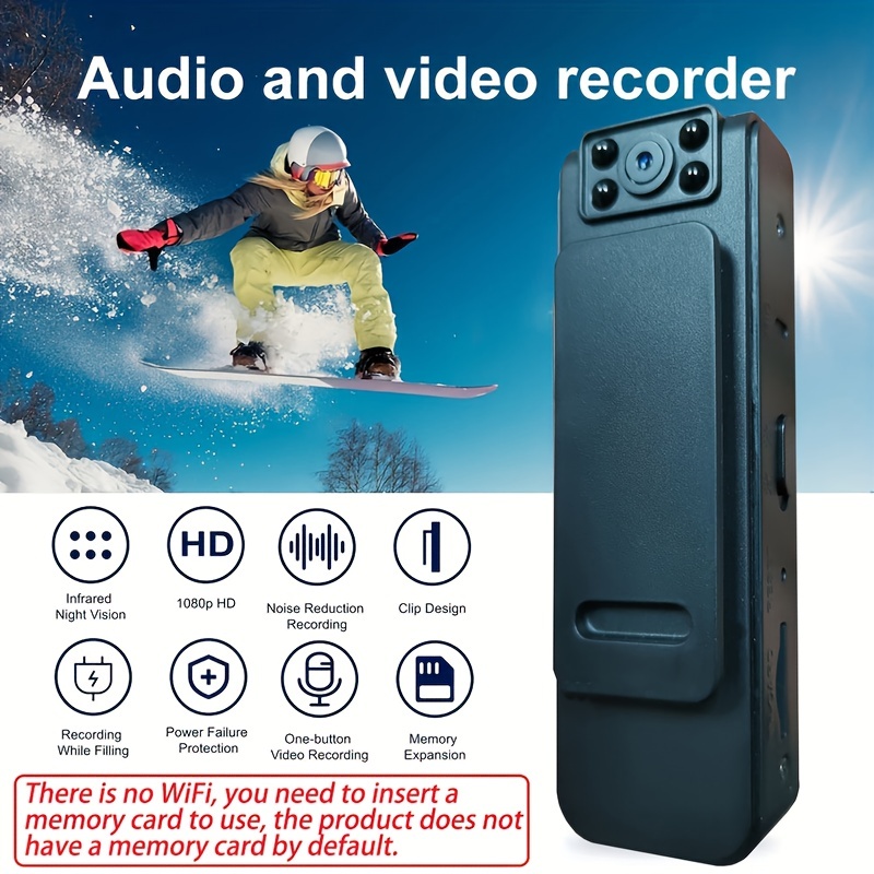 Grabadora de voz pequeña pluma de grabación de voz pequeña fácil de usar  para reuniones para grabación de vídeo en tiempo real
